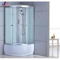 hangzhou ADL newest fiberglass shower rooms with shower door and tray