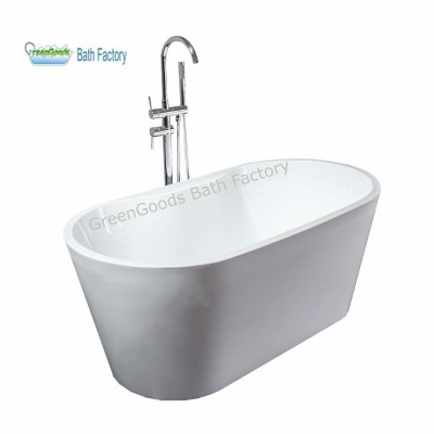 Export CE Approved 1400 mm Bath Tub Freestanding Acrylic Bathtub