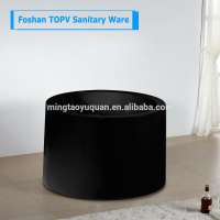 Hot sale Kerala black whirlpool bathtub with 104X104X70cm deep fiberglass mold